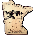 Minnesota Deer Country Cribbage Board