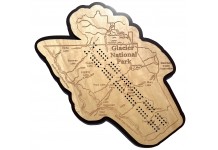 Glacier National Park Cribbage Board